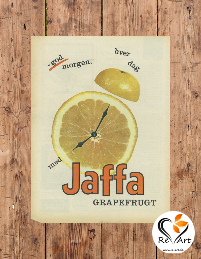 God morgen hver dag med Jaffa grapefrugt (Jaffa, 60'erne) - re-art