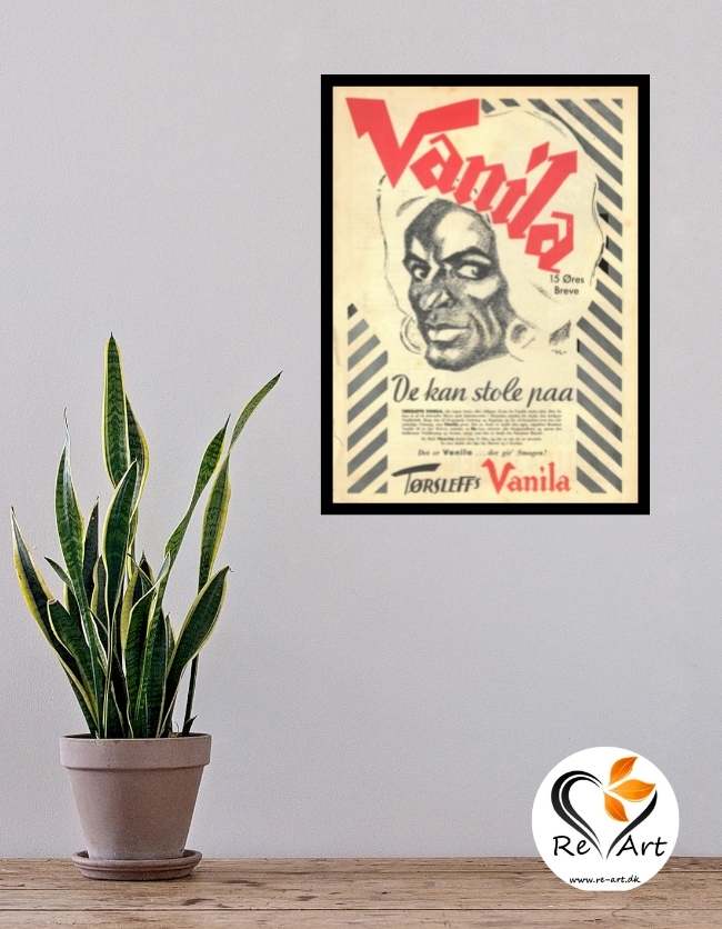 Tørsleff Vanila- Original reklame plakat