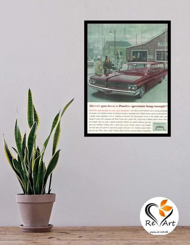 Amerikanske Pontiac - bil plakat