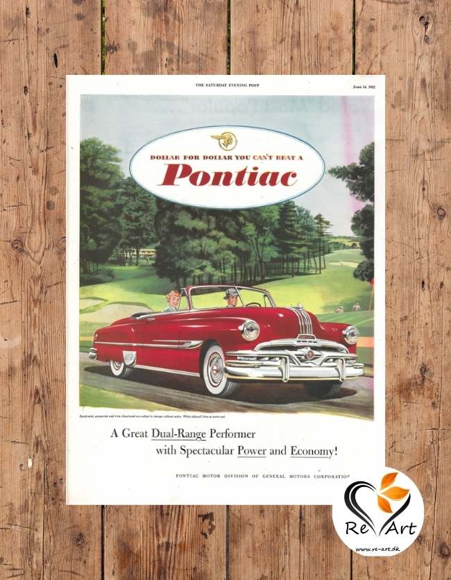 Pontiac - bil plakat