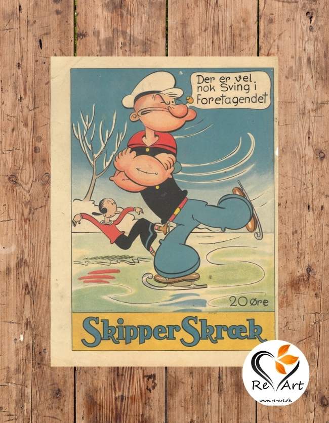 sarkom vinde faktureres Tegneserie plakater - Originale Retro og Vintage Plakater | WWW.RE-ART.DK