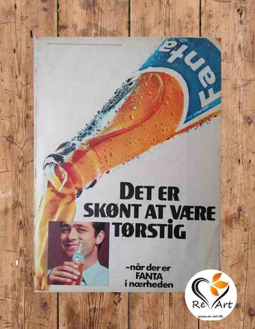 Original Fanta reklame - Det er skønt at være tørstig