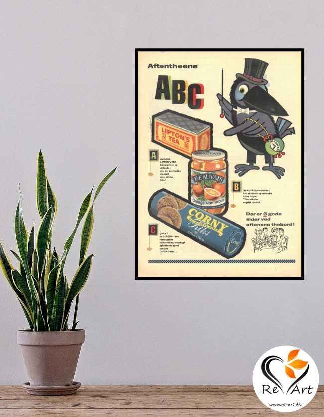 The Bordets ABC - Original Reklame Plakat