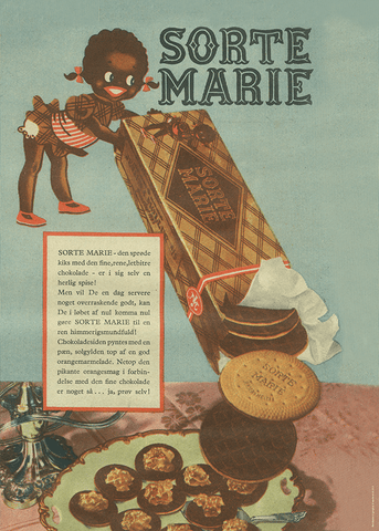 Vintage Plakat -Sorte Marie Kiks - Politisk ukorrekt plakat |RE-ART.DK