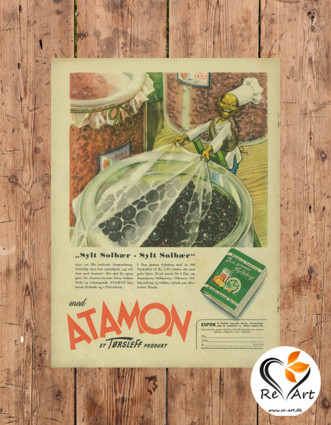ækvator bule Tom Audreath Atamon| Originale Vintage og Retro plakater, posters, print| Re-ART.DK