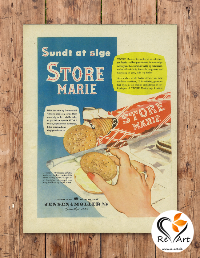 Sundt at sige Store Marie (Mariekiks) - re-art